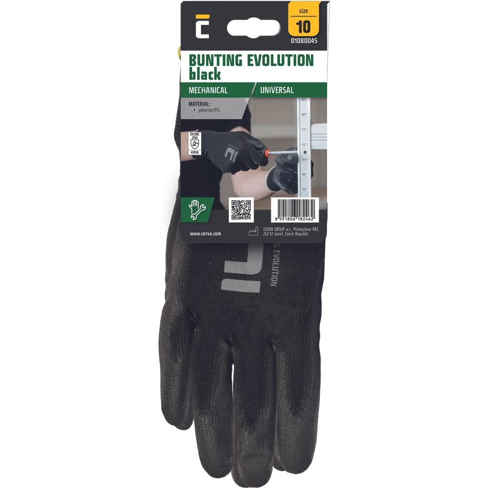 Rukavice Cerva Bunting evolution black