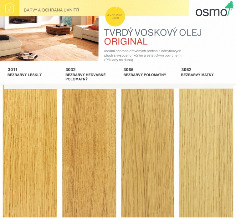 Osmo - Tvrdý voskový olej Originál