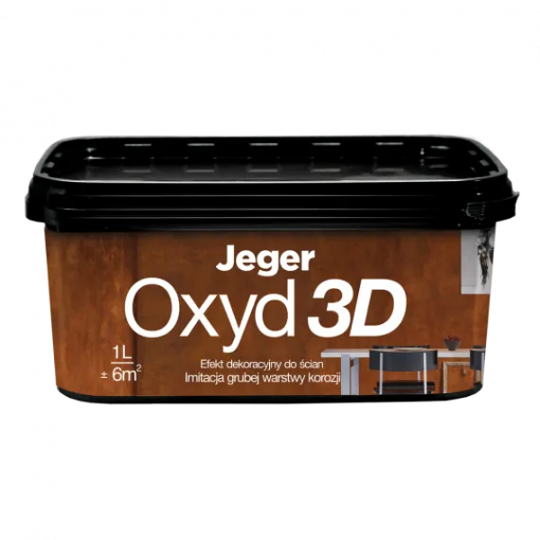 JEGER OXYD 3D - kompletný set hrdza efekt ±6-7m²
