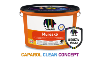 Caparol Muresko - biela silikónová fasádna farba