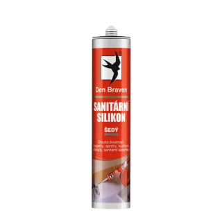 DEN BRAVEN Sanitárny silikón 280ml - silikón na škárovanie