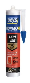 Ceys Montack express 10s biely 450g - montážne rýchloschnúce lepidlo