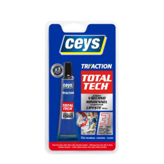 CEYS TriAction TotalTech transparent - lepidlo 3v1
