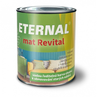 Eternal mat Revital - vodouriediteľná farba na rôzne podklady a na detské hračky a nábytok