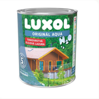 Luxol original AQUA 2v1 - vodouriediteľná tenkovrstvá olejová lazúra