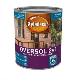 Xyladecor Oversol 2v1 - tixotropná silnovrstvá lazúra