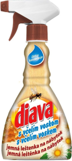 Diava s včelím voskom sprej 330ml - leštenka na nábytok v spreji