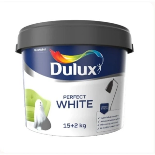 Dulux Perfect white - Snehovo biela farba