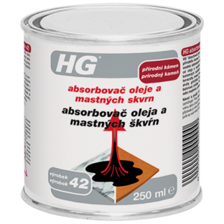 HG Absorbovač oleja a mastných škvŕn 0,25L