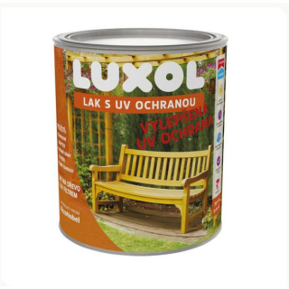 Luxol lak s UV ochranou 0,75L - bezfarebný lak na drevo vhodný najmä do exteriéru