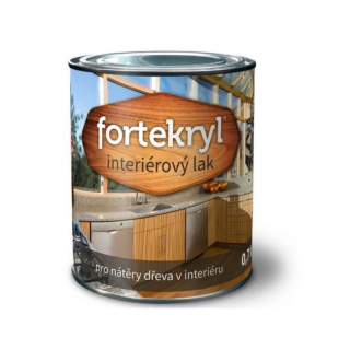 Fortekryl interiérový lak 0,7kg - lak na drevo v interiéri