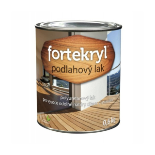 Fortekryl podlahový lak 0,6kg - interiérový lak na drevené podlahy