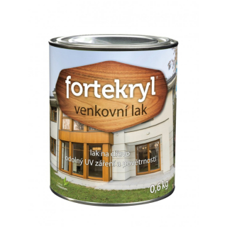 Fortekryl vonkajší lak mat 0,6kg - lak na drevo v exteriéri