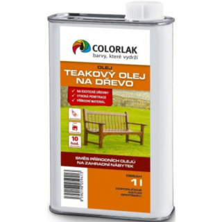 Colorlak Teakový olej 0,5L - olej na exotické dreviny