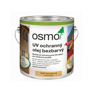 Osmo UV ochranný olej - bezfarebná UV ochrana na drevo v exteriéri