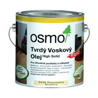 Osmo Tvrdý voskový olej rapid - rýchloschnúci náter na drevené podlahy a nábytok